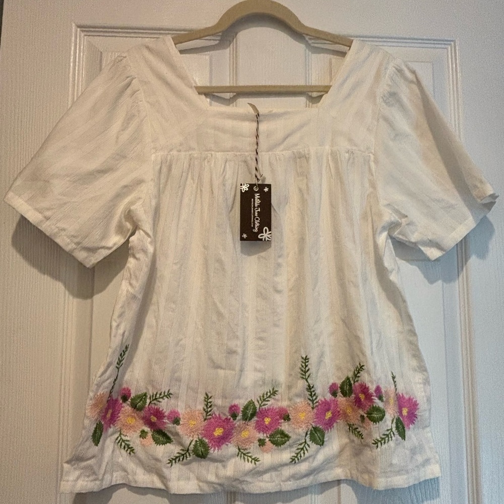 Women’s embroidered Matilda Jane Top